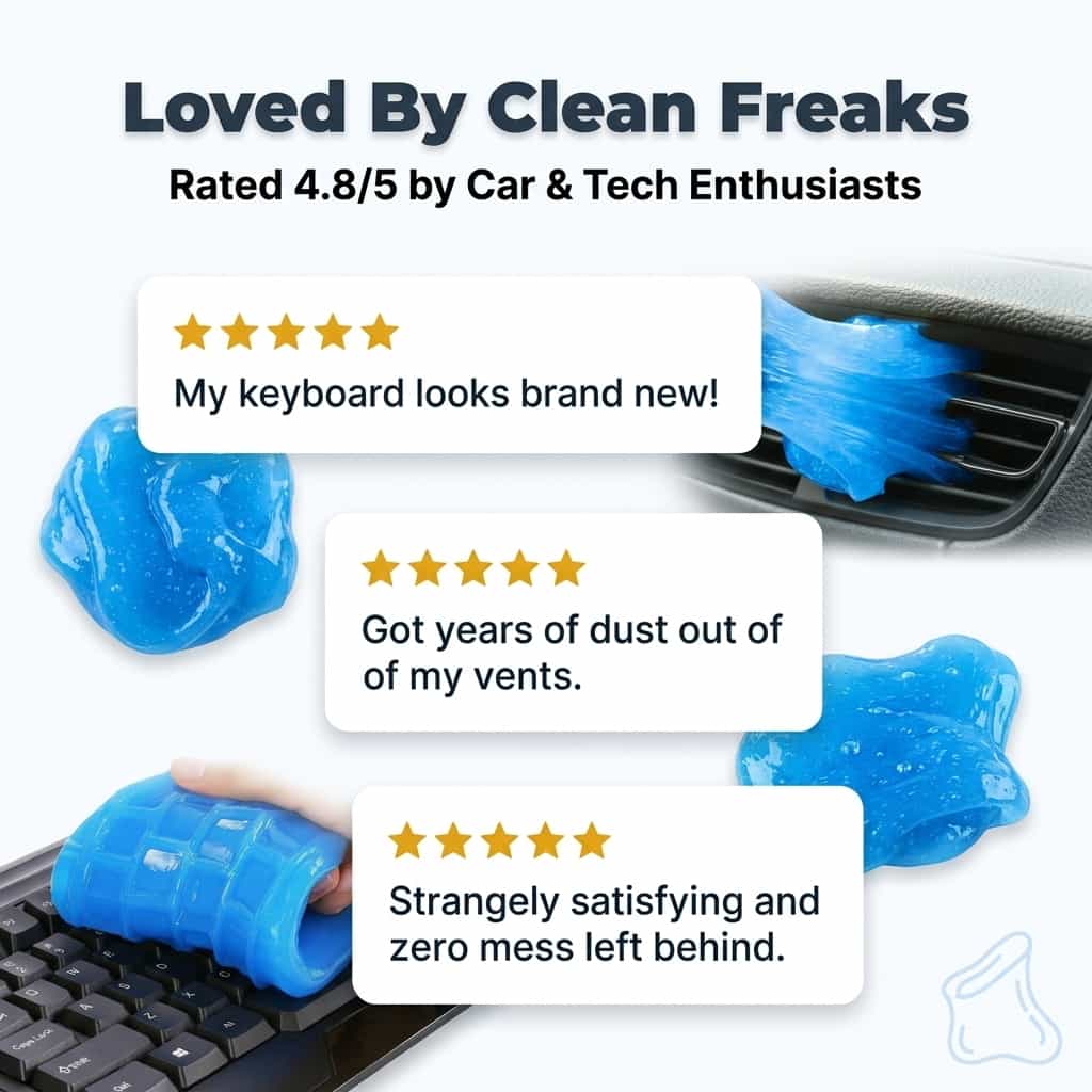 SlimeSweep™ - Deep cleaning gel for hard-to-reach crevices
