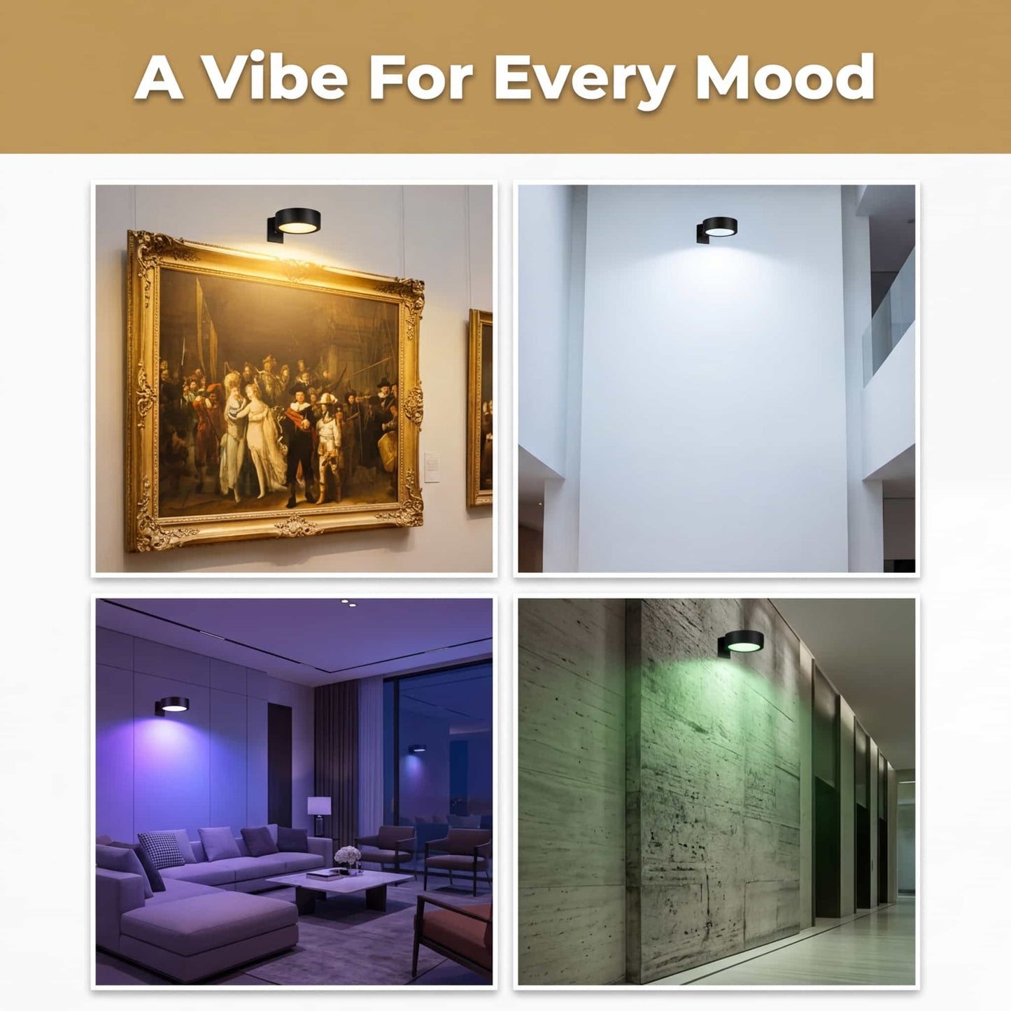 SmartGlow™ - Wireless Mood Lighting for Instant Wall Decor