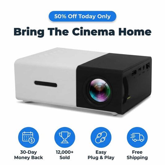Portable Mini Projector - Movies Anywhere