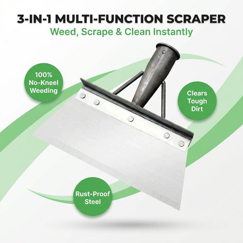 Viacfukčný čistiaci škrabka-lopata - Jednoduché vytrhávanie buriny a hĺbkové čistenie