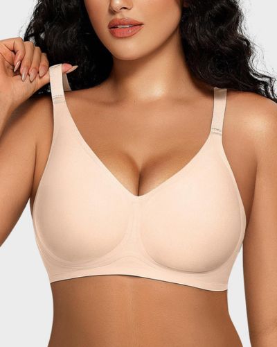 Soutien-gorge sans couture en gel doux et confortable sans fil