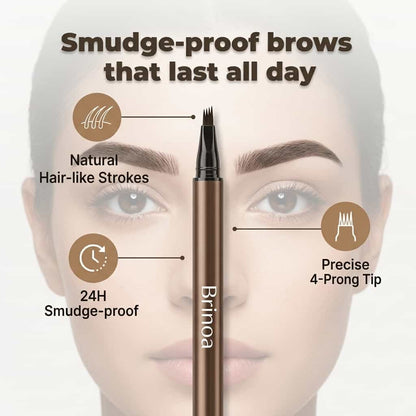 Voděodolné pero na microblading obočí – odolné proti rozmazání, výdrž 12 hodin
