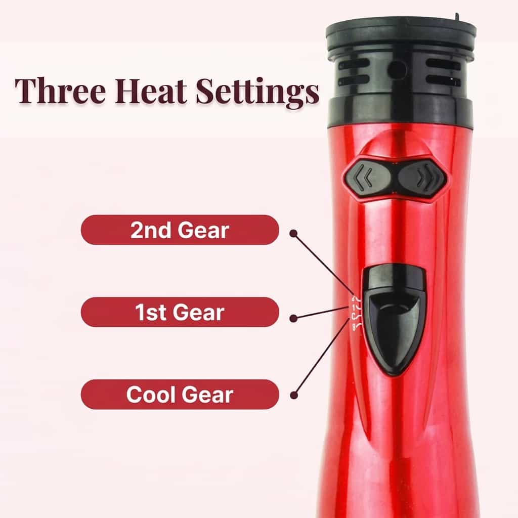 3-in-1 Rotating Hair Styler - Salon quality blowouts in seconds