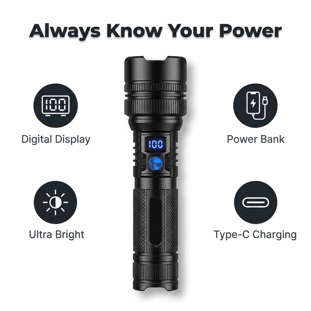 BrightMax™ - Ultra-Bright Zoom LED Flashlight