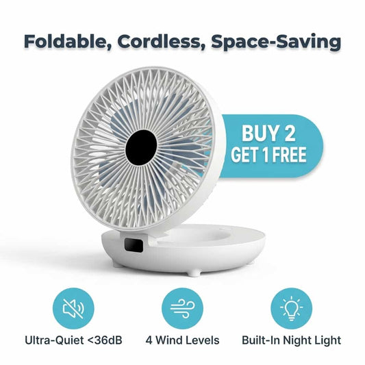 EasyBreeze™ - Quiet portable cooling with night light