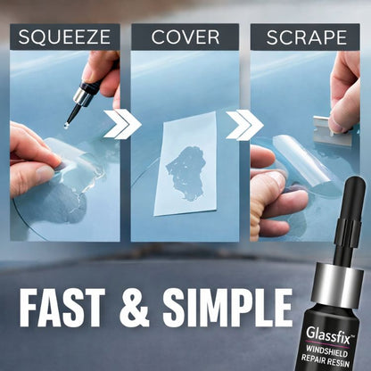 Glassfix™ | Réparez facilement les fissures et les rayures