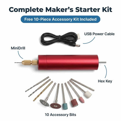 MiniDrill™ - Precision Cordless Craft Tool