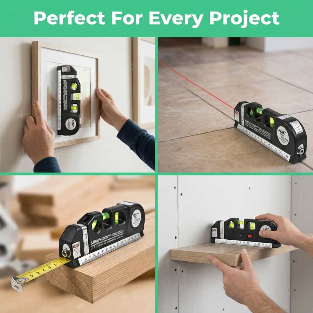 EasyLevel™ - 4-in-1 Laser Measure Tool