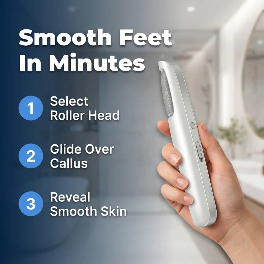Electric Callus Remover - Professional pedicure results at home