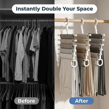 SmartCloset™ - Úsporný 5patrový organizér na kalhoty