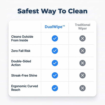 DualWipe™ - Limpa Vidros Exterior Extensível