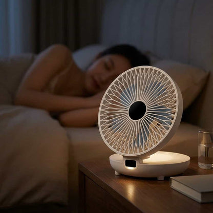 EasyBreeze™ – Leiser tragbarer Ventilator mit Nachtlicht