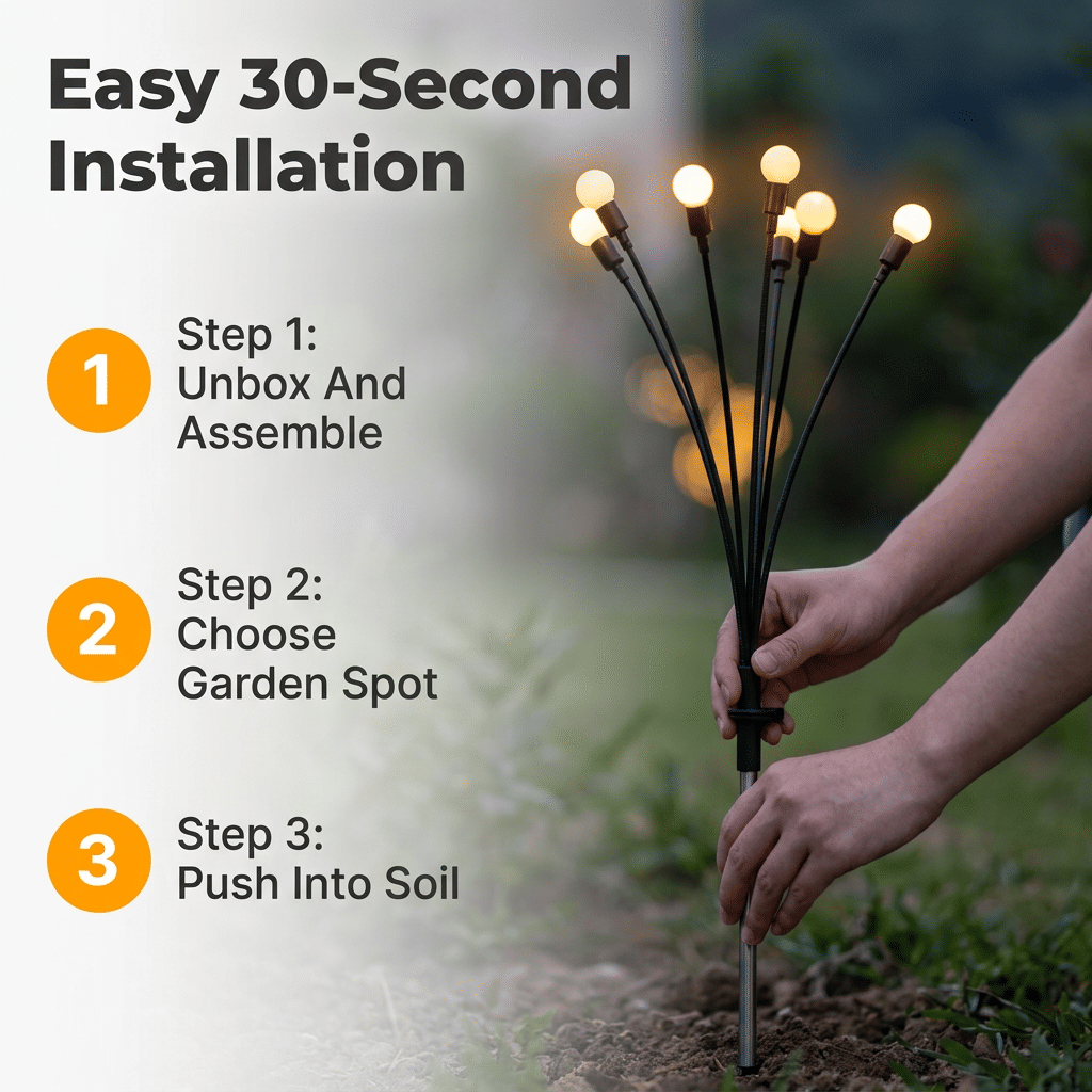 SolarLight - Luces de jardín alimentadas por energía solar