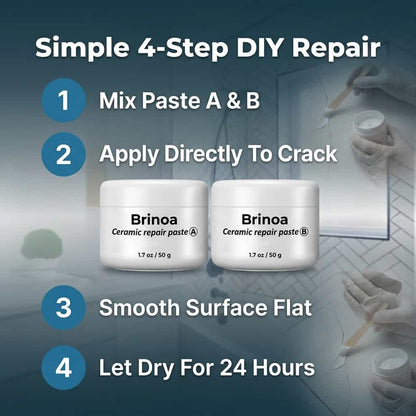 Keramisk flisreparasjonsmasse - Gjenopprett sprukne fliser umiddelbart