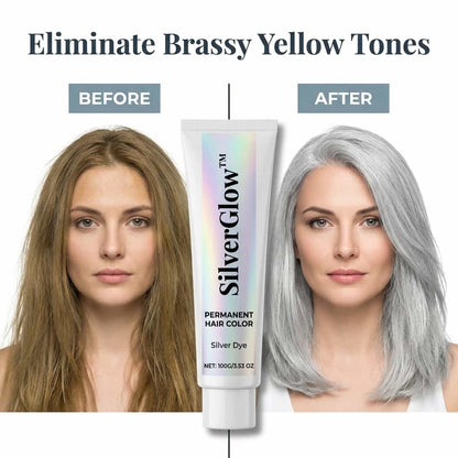SilverGlow™ - Ammonia-Free 2-in-1 Silver Hair Formula
