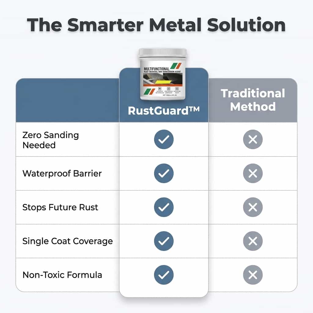 RustGuard™ - Rust Remover & Metal Protector