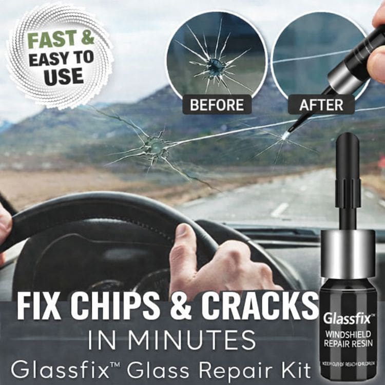 Glassfix™ | Réparez facilement les fissures et les rayures