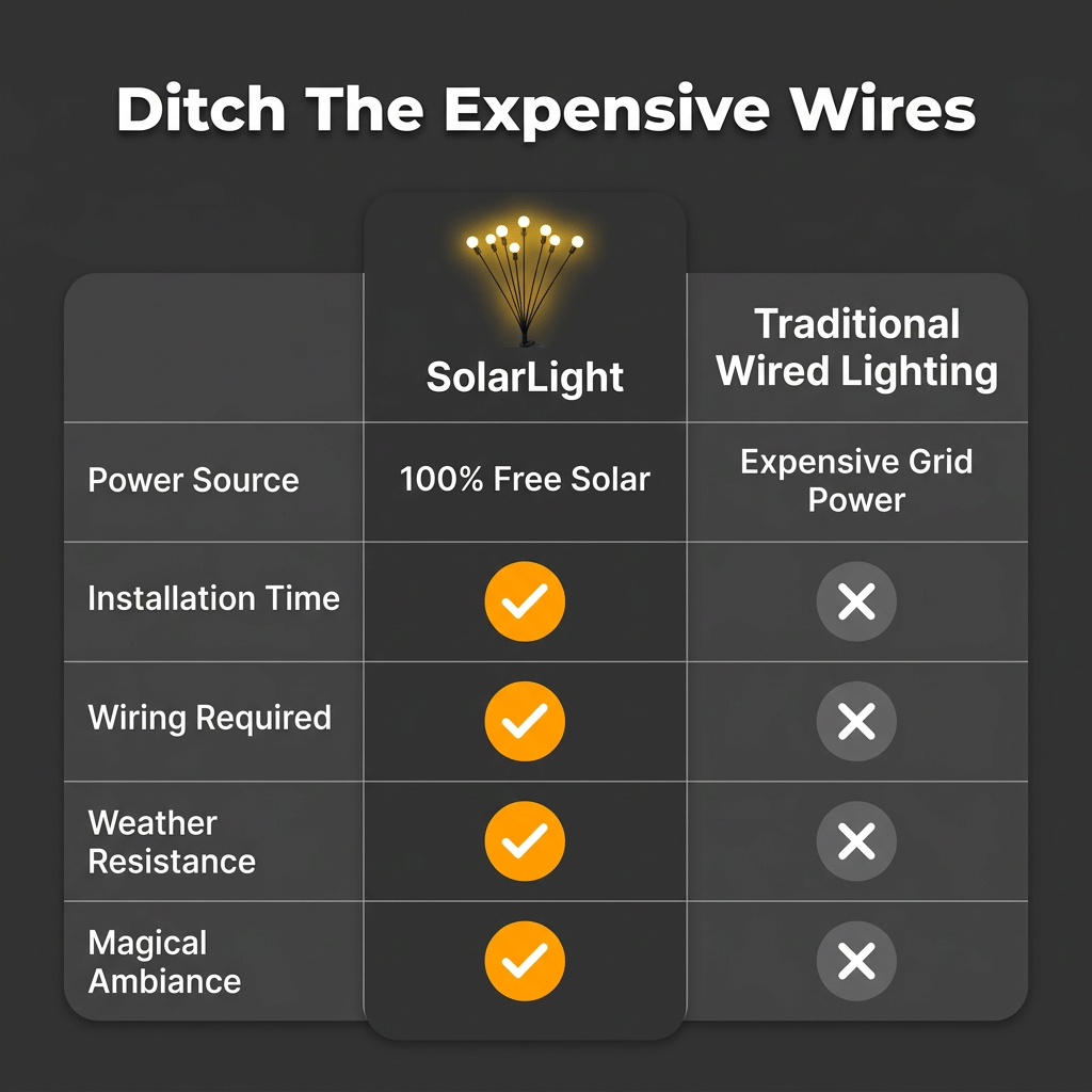 SolarLight - Luces de jardín alimentadas por energía solar