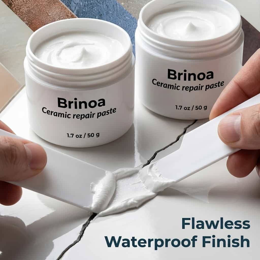 Keramisk flisreparasjonsmasse - Gjenopprett sprukne fliser umiddelbart