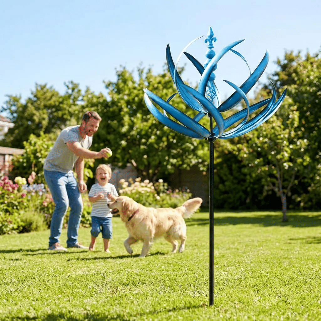 Dekoratívny záhradný veterný spinner - Stabilný a bezpečný