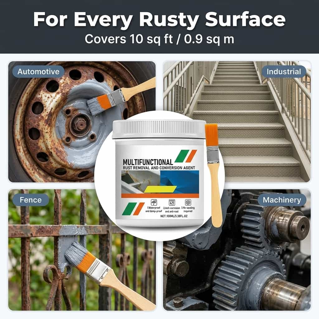 RustGuard™ - Rust Remover & Metal Protector