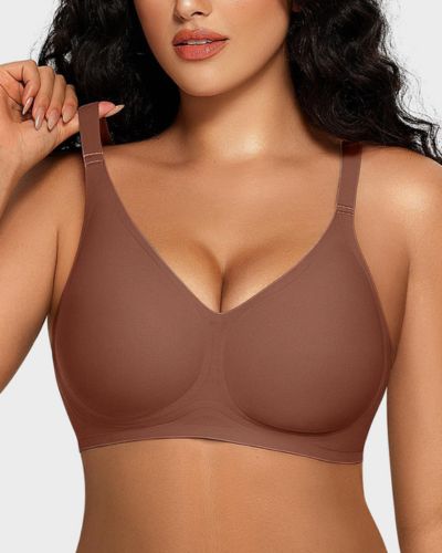 Soutien-gorge sans couture en gel doux et confortable sans fil