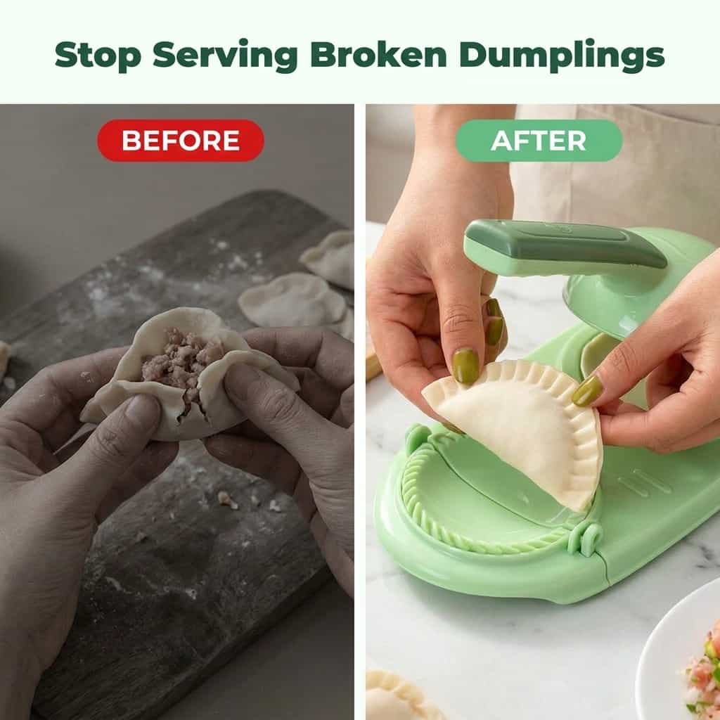 Quick Dumpling Press Tool - Create Perfect Homemade Dumplings In Seconds