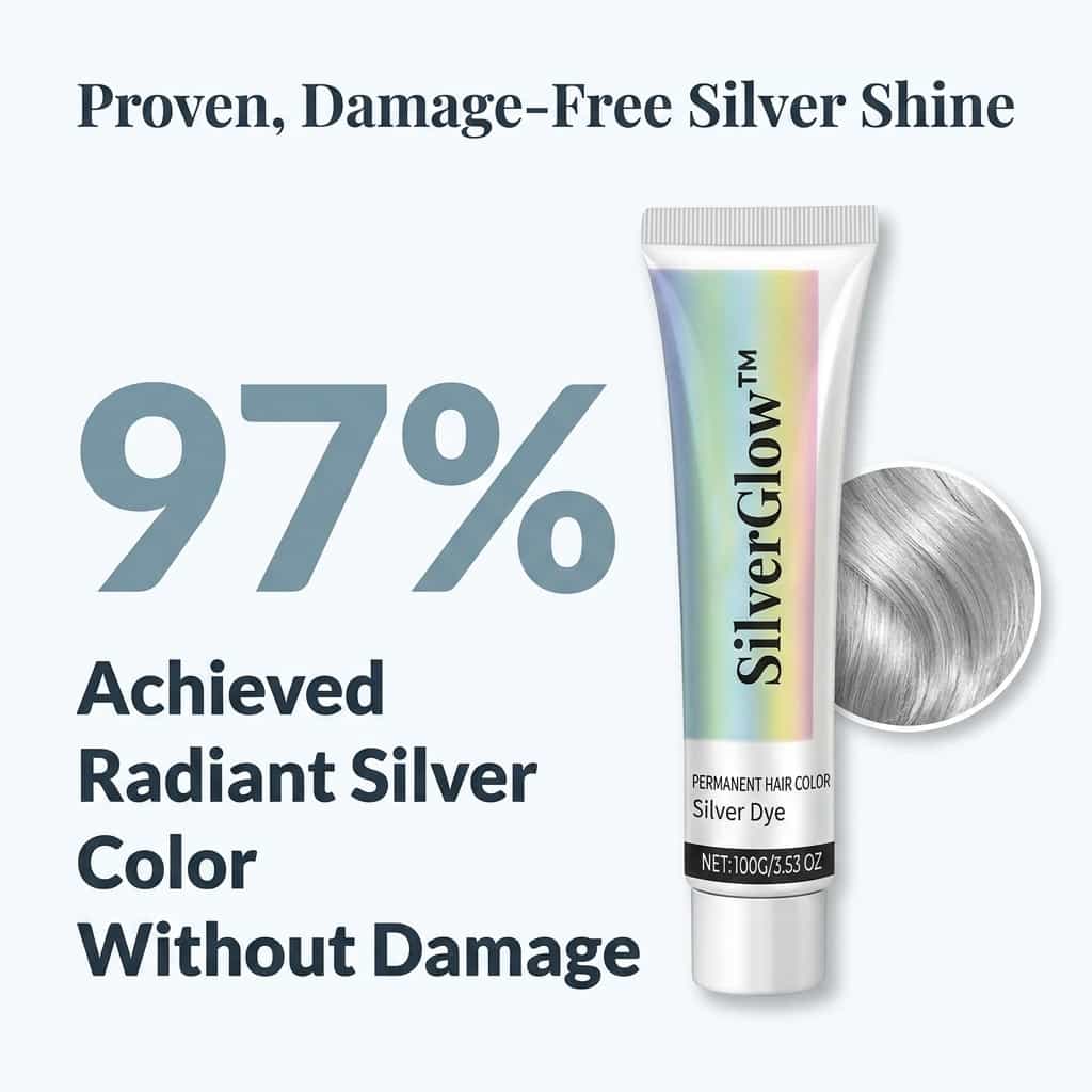 SilverGlow™ - Ammonia-Free 2-in-1 Silver Hair Formula