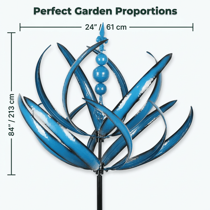 Dekoratívny záhradný veterný spinner - Stabilný a bezpečný