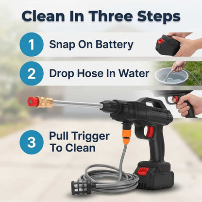 AquaBlast™ - Cordless Power Cleaner
