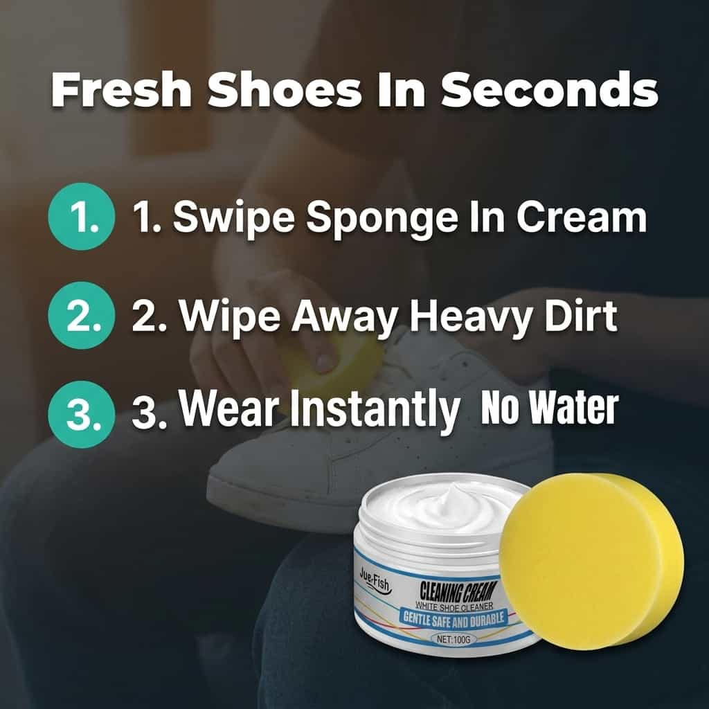 ShoeFresh™ – Bílý čisticí přípravek na tenisky