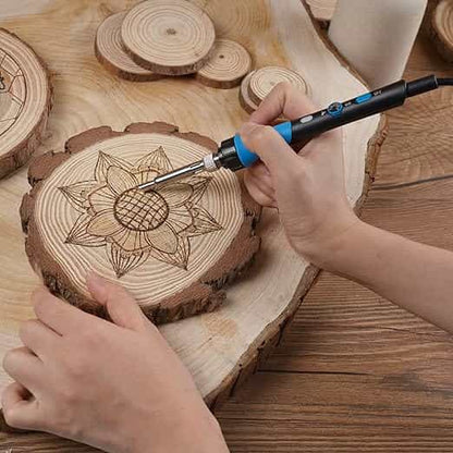 Professional Pyrography Pen - Adjustable Heat Control