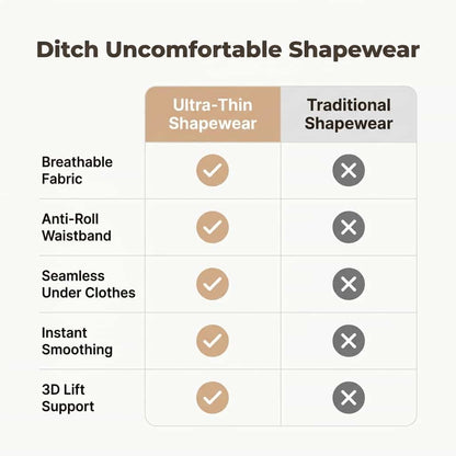 Ultra-Thin Shapewear Shorts - Invisible Shaping