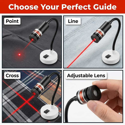 Magnetischer Nählaser – Perfekte gerade Stiche jedes Mal