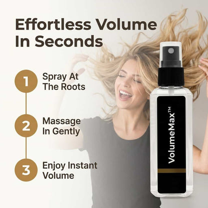 VolumeMax™ – Okamžité zvednutí vlasů u kořínků, zvětšovač objemu vlasů