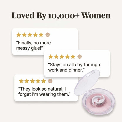 Reusable Self-Adhesive Lashes – Washable & Reusable