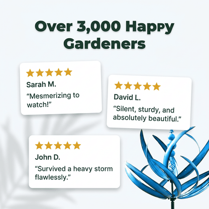 Dekoratívny záhradný veterný spinner - Stabilný a bezpečný