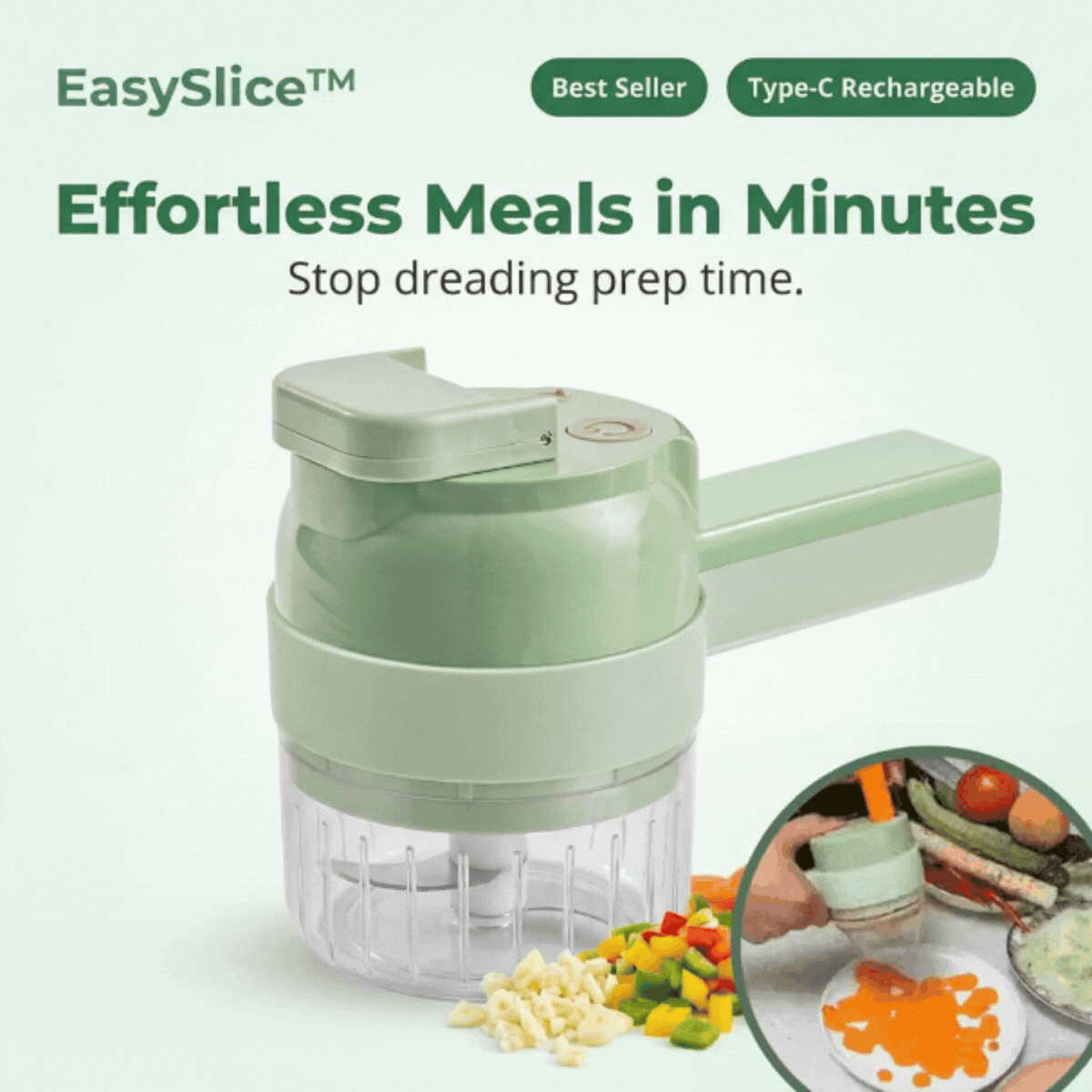 EasySlice™ - Premení kuchynský chaos na jednoduché jedlá za pár minút
