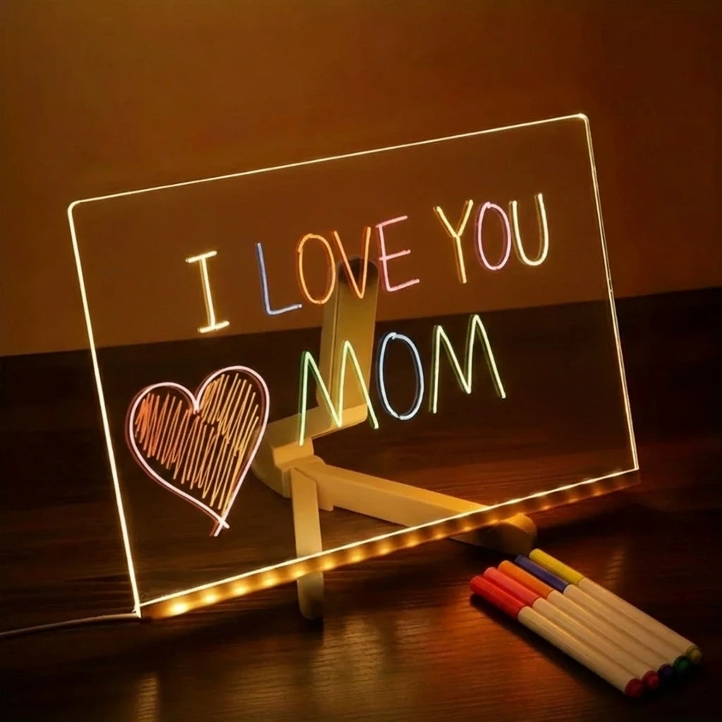 GlowPad™ - Reusable LED Drawing Board with Instant Erase Technology