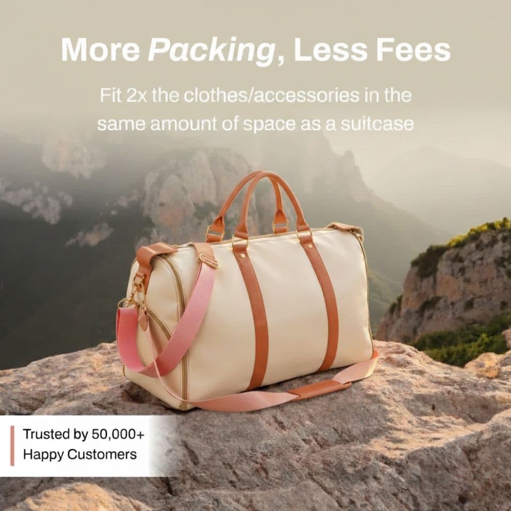 Brinoa Travel Bag - Pack More Without Extra Fees