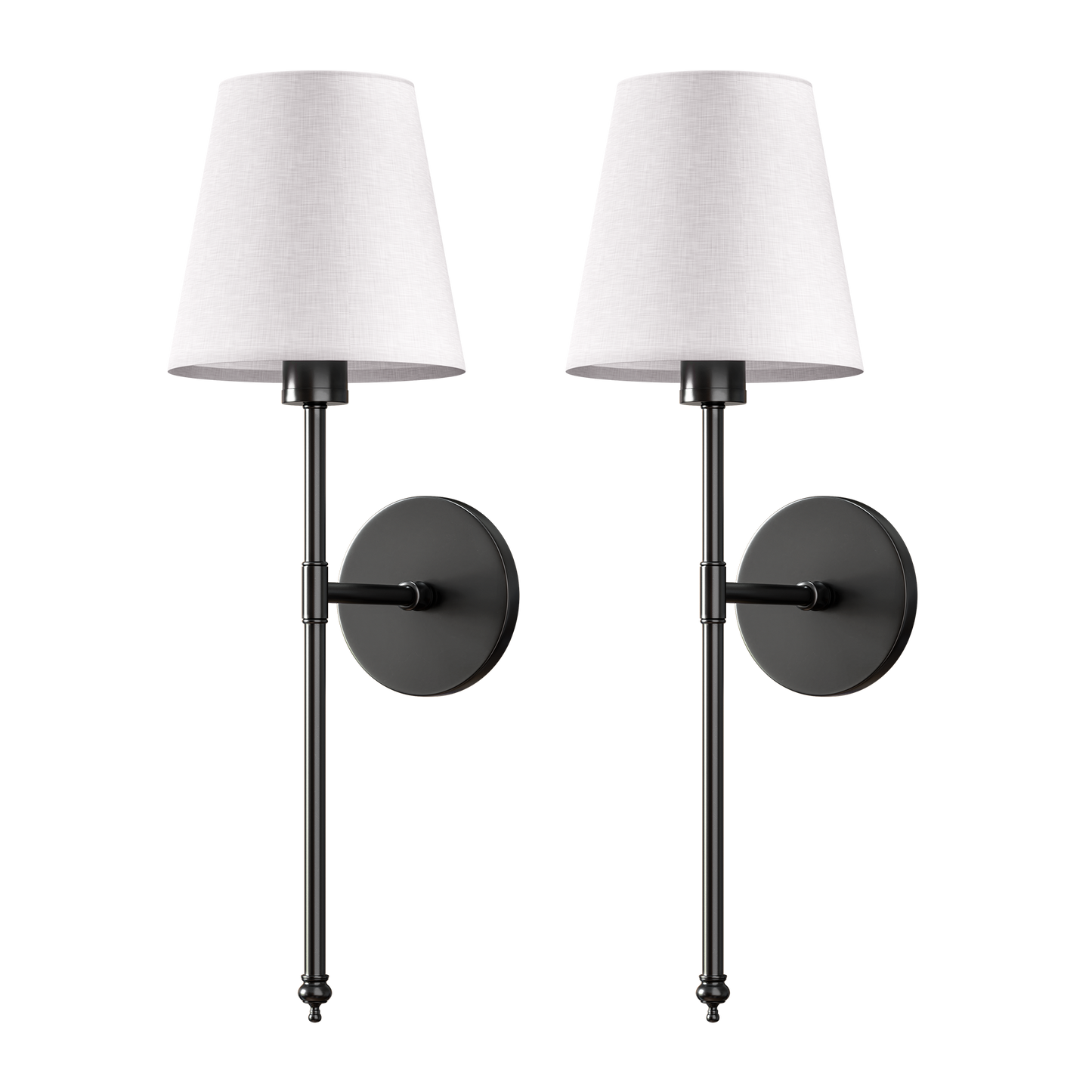 Elegant Wireless Wall Sconces - Tool-free installation