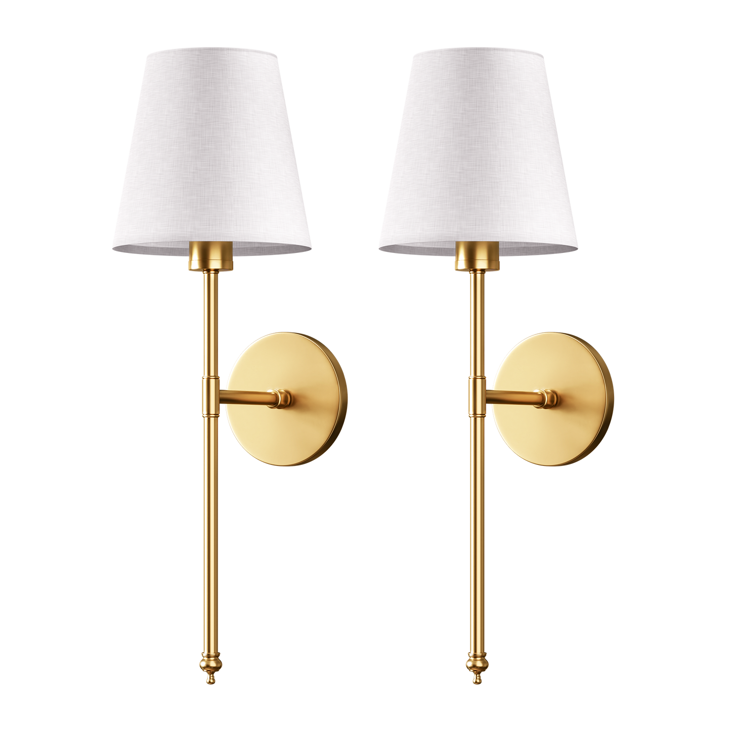 Elegant Wireless Wall Sconces - Tool-free installation