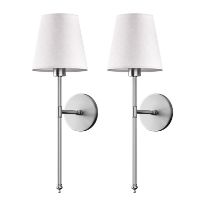 Elegant Wireless Wall Sconces - Tool-free installation