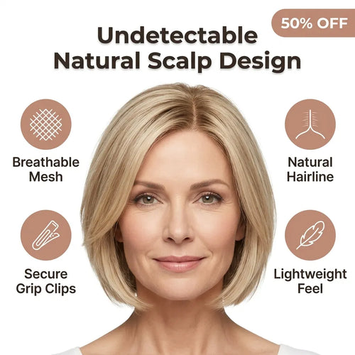 Seamless Hair Topper Clip – Instant Volume