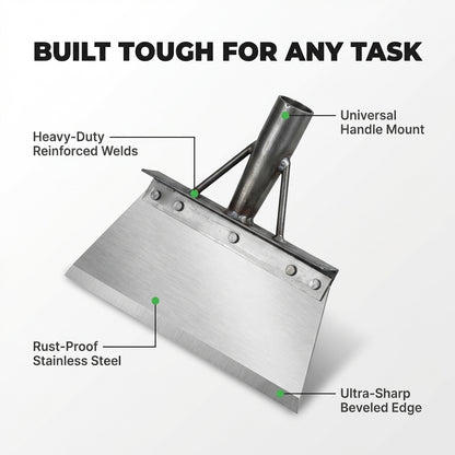 Viacfukčný čistiaci škrabka-lopata - Jednoduché vytrhávanie buriny a hĺbkové čistenie