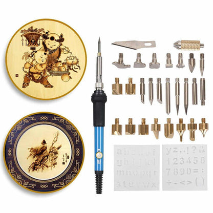 Professional Pyrography Pen - Adjustable Heat Control